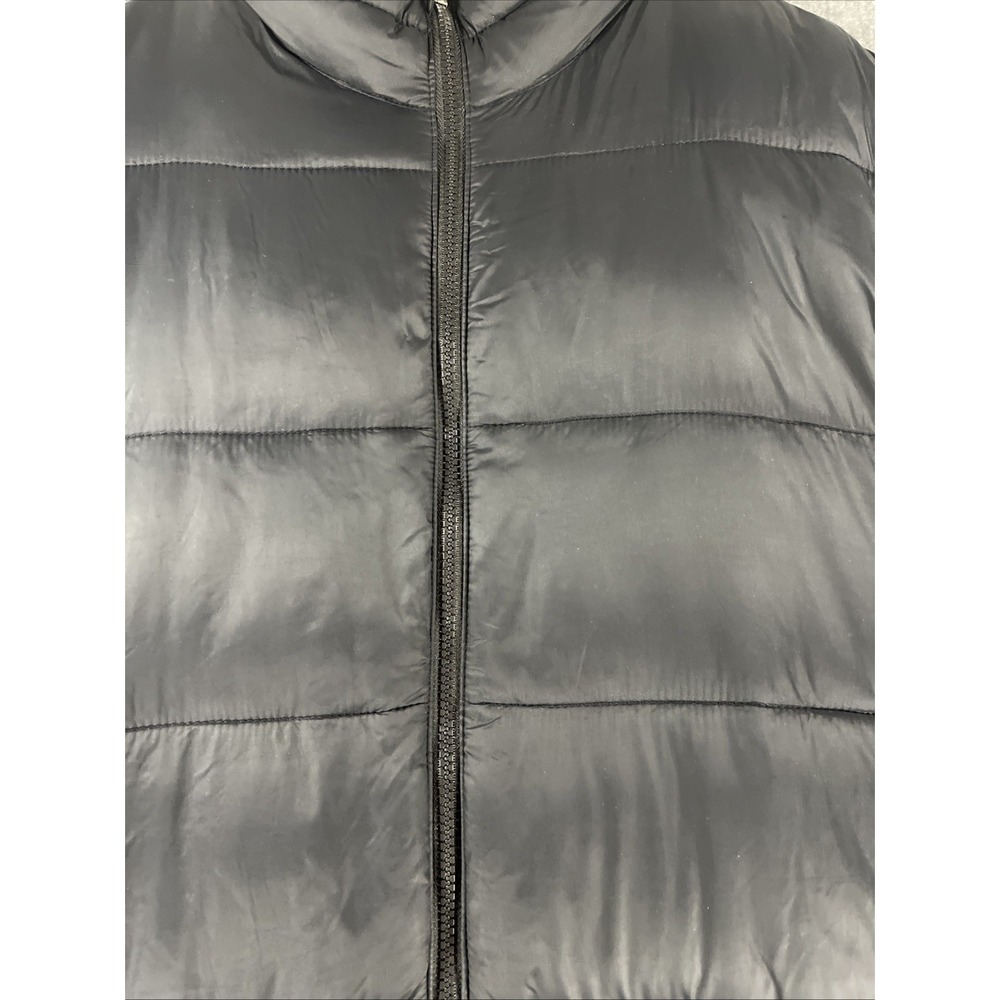 Swiss Tech Men's Packable Puffer Jacket Black Size Small S 34-36 Full Zip - Picture 3 of 10